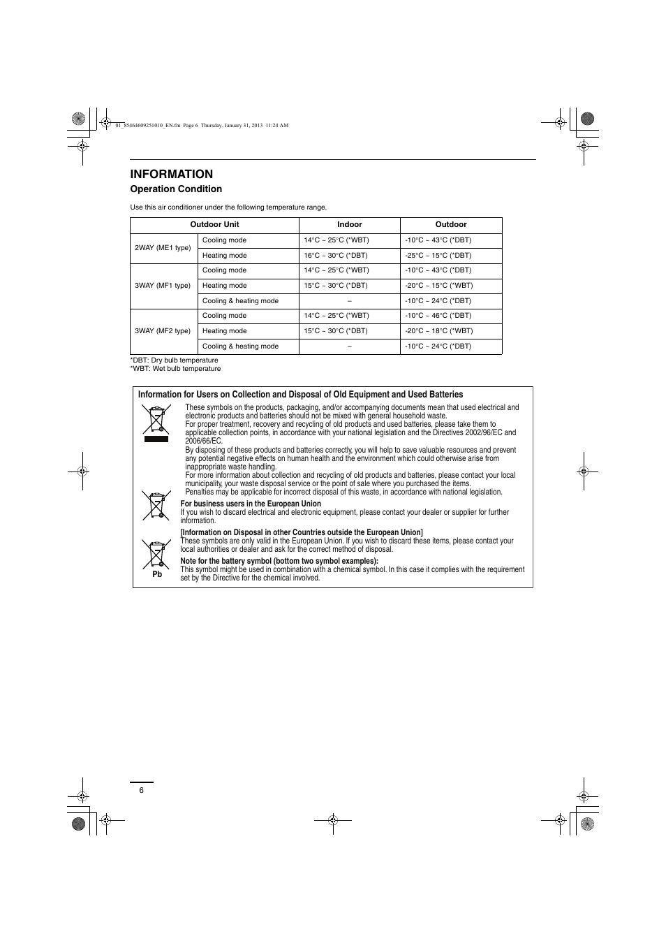 Information | Panasonic S224ME1E5A User Manual | Page 6 / 88