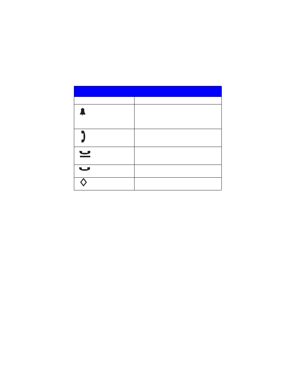 Status icons | Avaya 2402 User Manual | Page 11 / 28