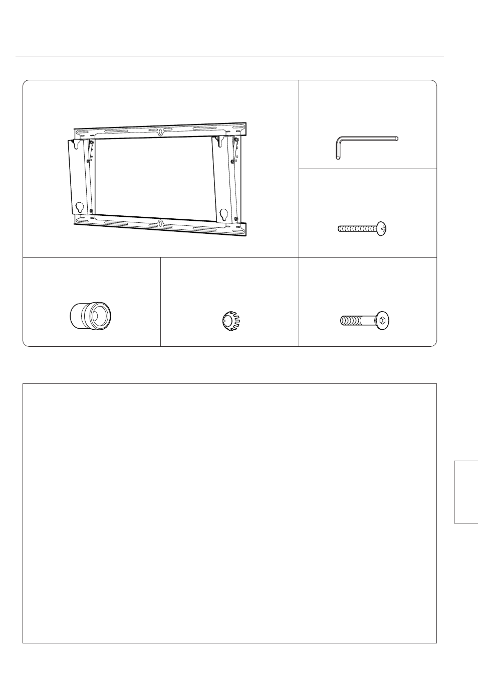 Delar, Observera dessa punkter vid installationen | Panasonic TYWK42PR7 User Manual | Page 39 / 58