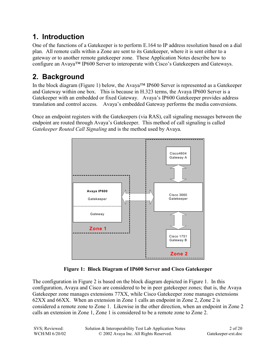 Introduction, Background | Avaya IP600 User Manual | Page 2 / 20