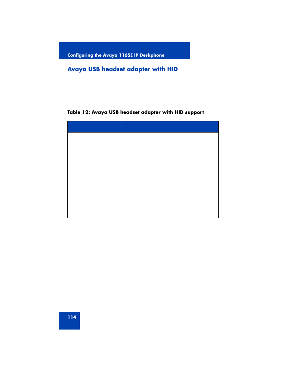 Avaya usb headset adapter with hid | Avaya NN43170-100 User Manual | Page 114 / 378