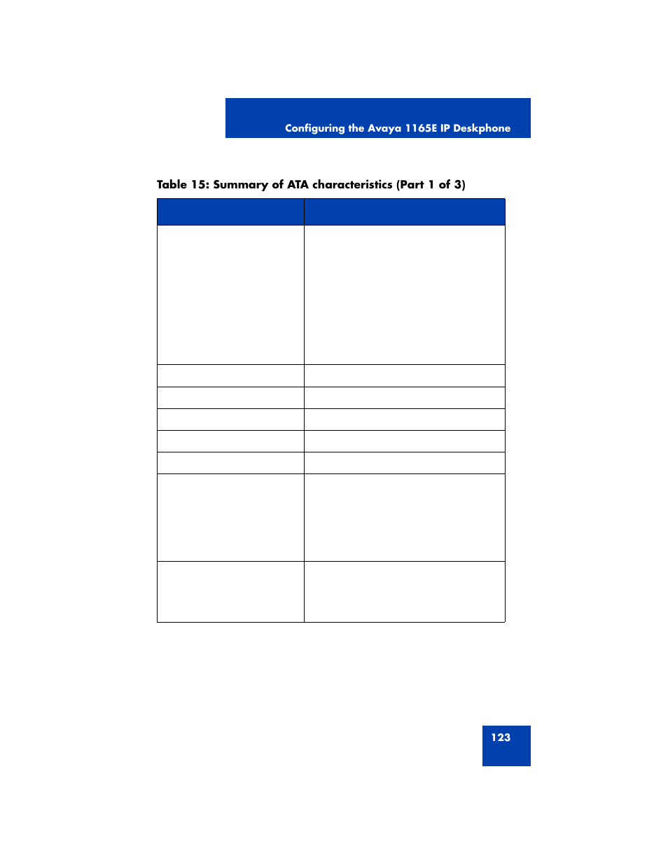 Avaya NN43170-100 User Manual | Page 123 / 378