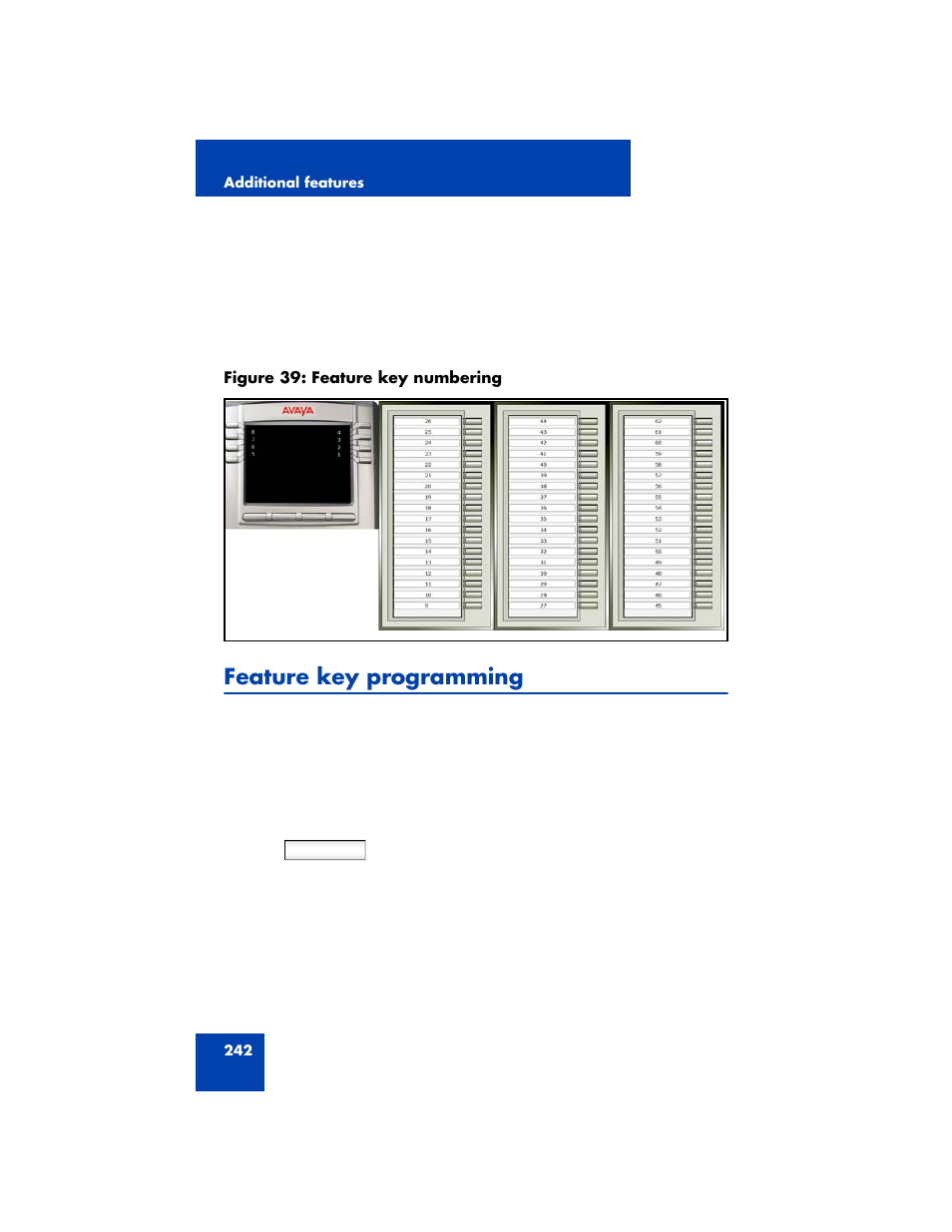 Feature key programming | Avaya NN43170-100 User Manual | Page 242 / 378