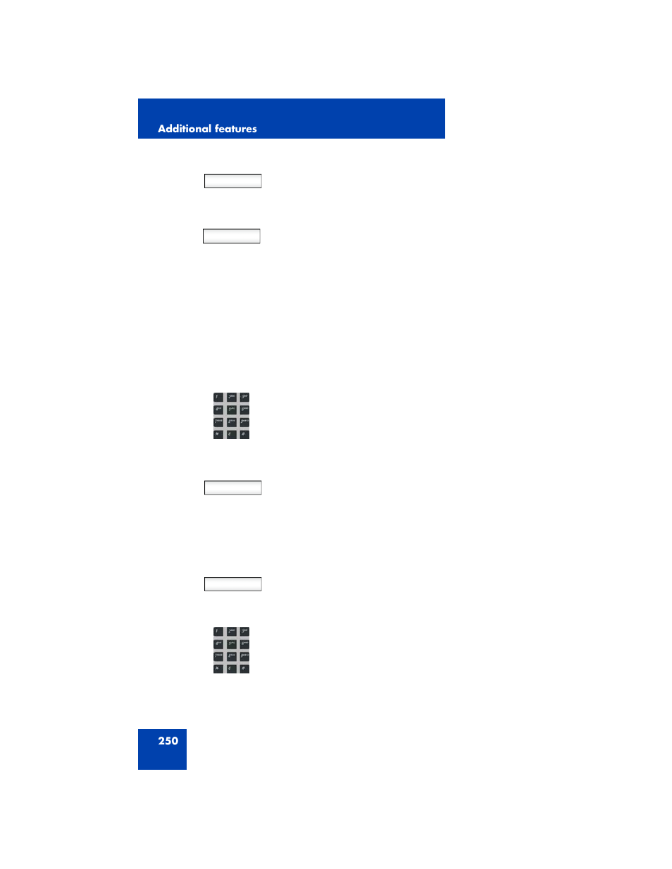 The following | Avaya NN43170-100 User Manual | Page 250 / 378