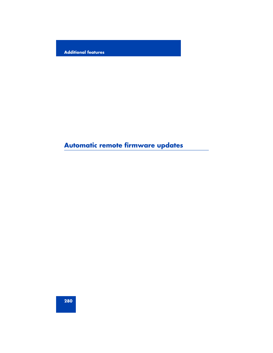 Automatic remote firmware updates | Avaya NN43170-100 User Manual | Page 280 / 378