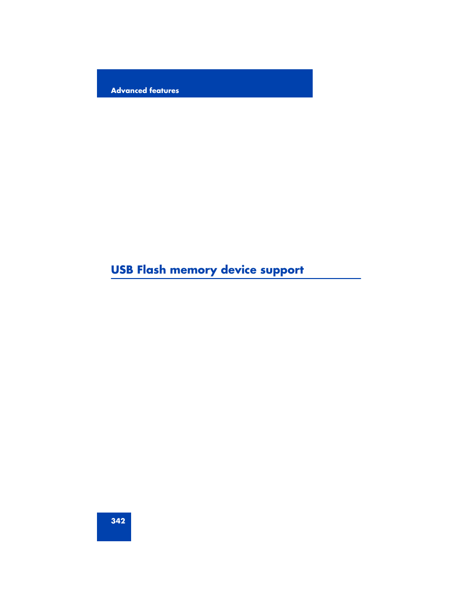 Usb flash memory device support | Avaya NN43170-100 User Manual | Page 342 / 378