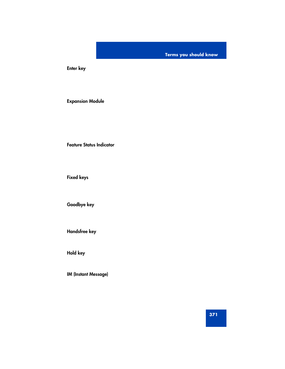 Avaya NN43170-100 User Manual | Page 371 / 378