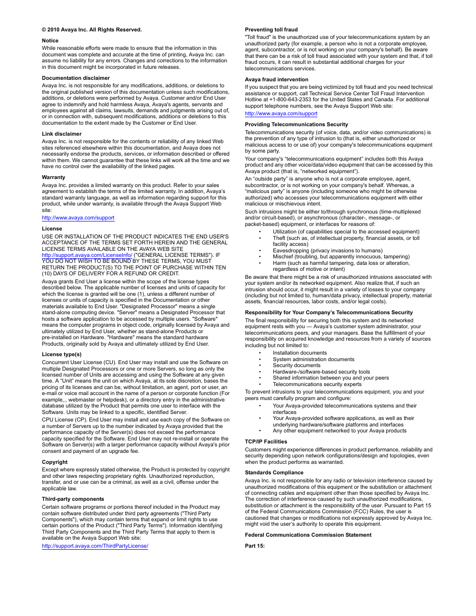 Avaya 16-300310 User Manual | Page 2 / 25