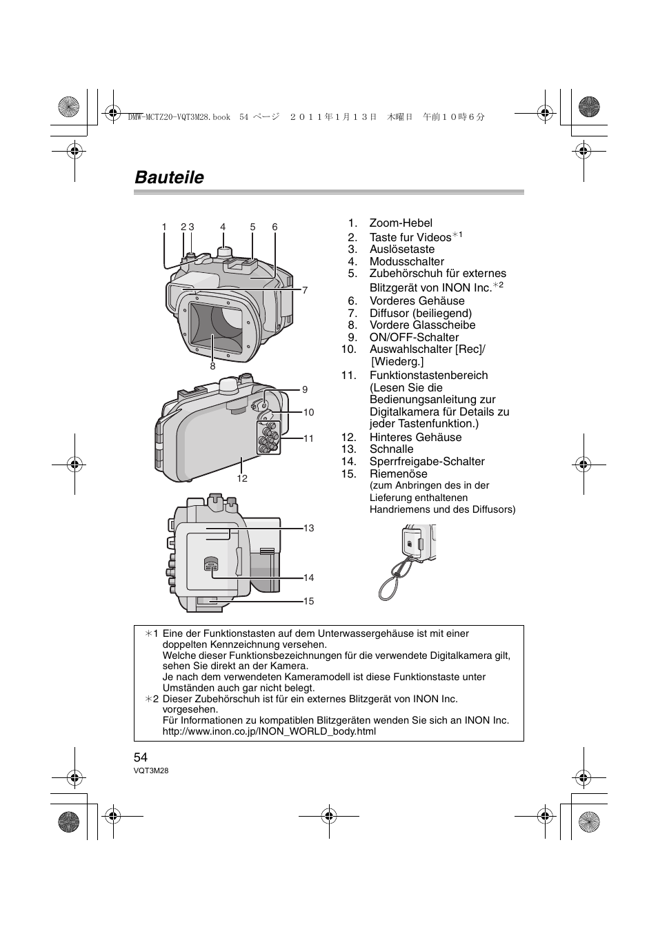 Bauteile | Panasonic DMWMCTZ20PP User Manual | Page 54 / 184