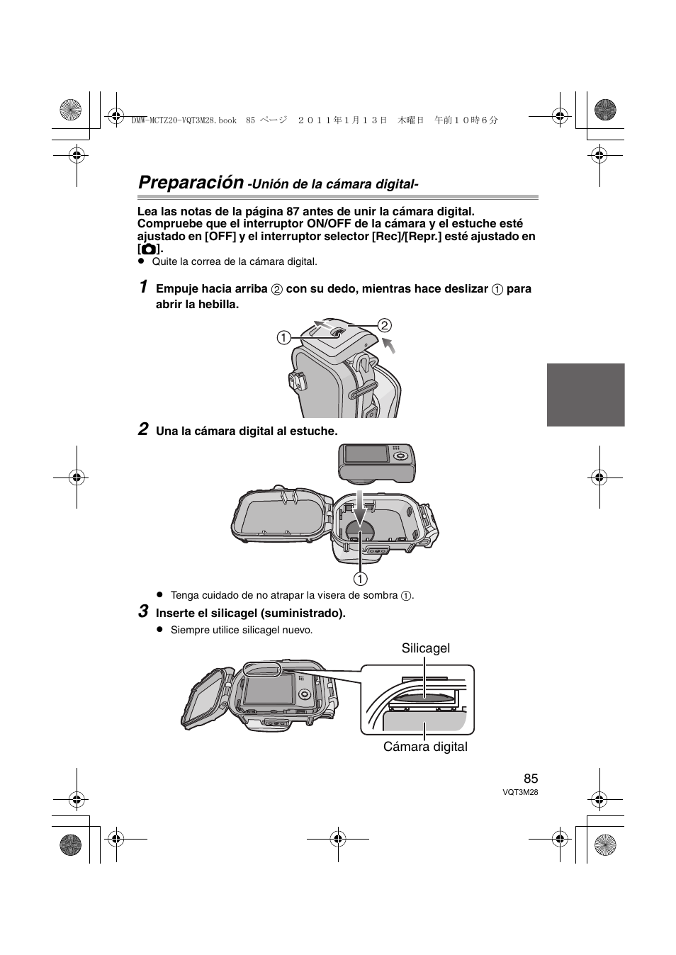 Preparación | Panasonic DMWMCTZ20PP User Manual | Page 85 / 184