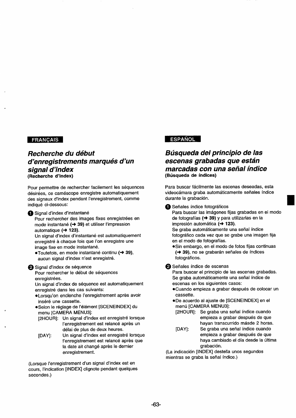 Lorsque | Panasonic NVDS33EG User Manual | Page 62 / 193