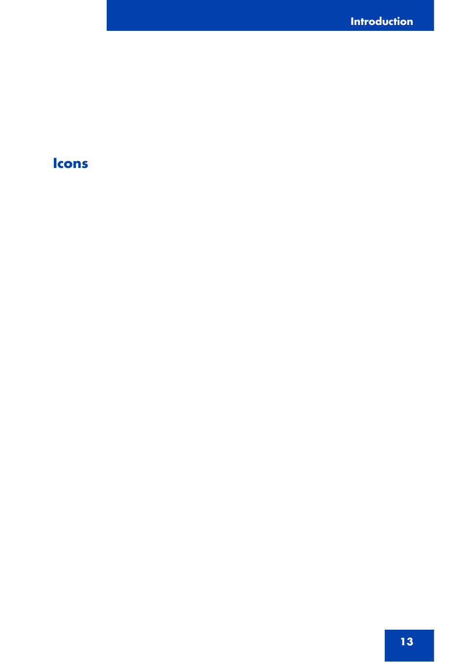 Icons | Avaya NN43110-301 User Manual | Page 13 / 20