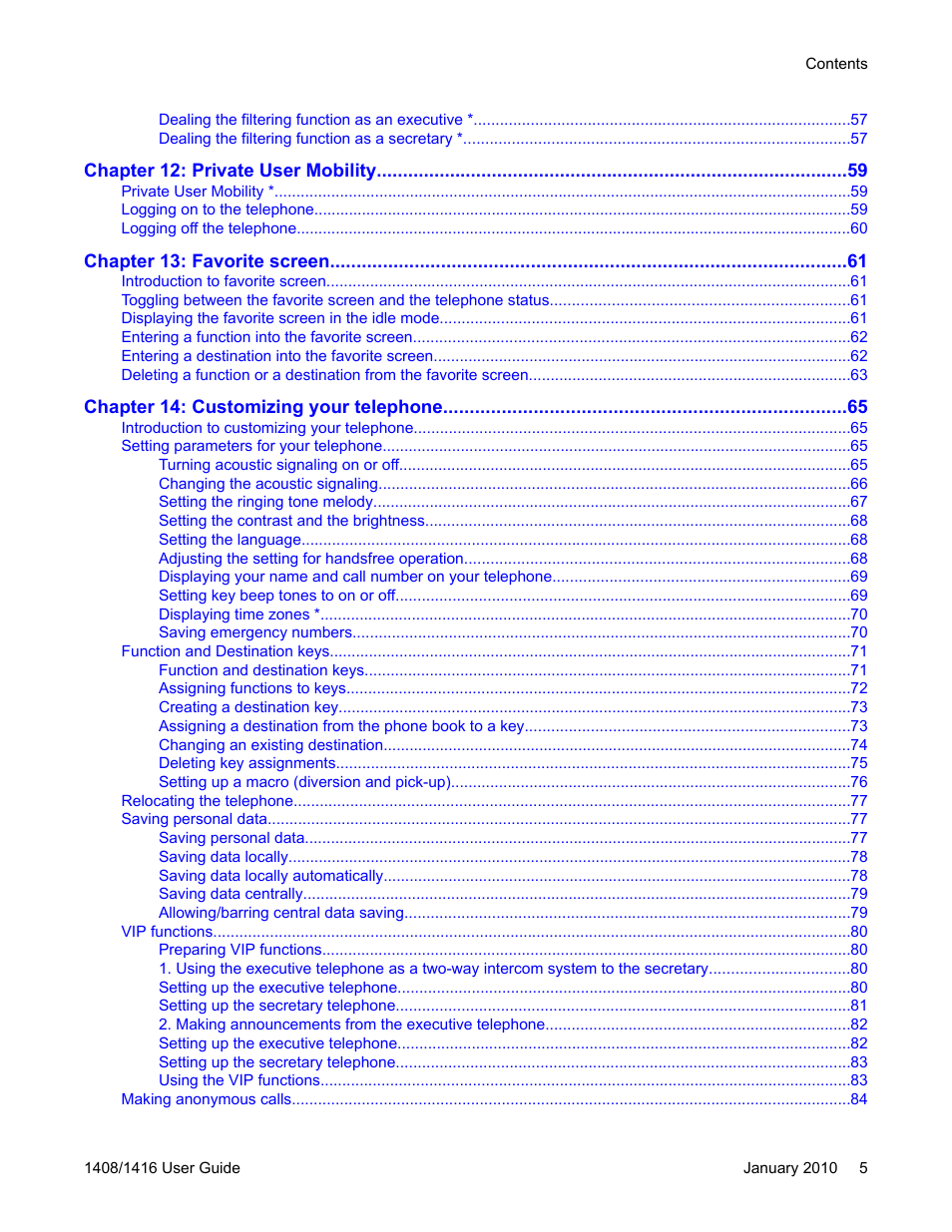 Avaya 16-603463 User Manual | Page 5 / 118