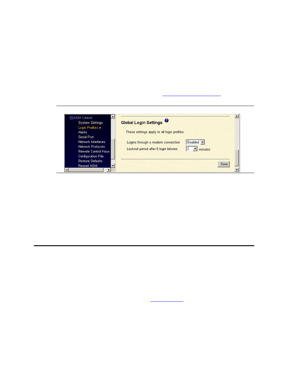 Setting the global login settings, Alerts | Avaya S8500 User Manual | Page 30 / 72