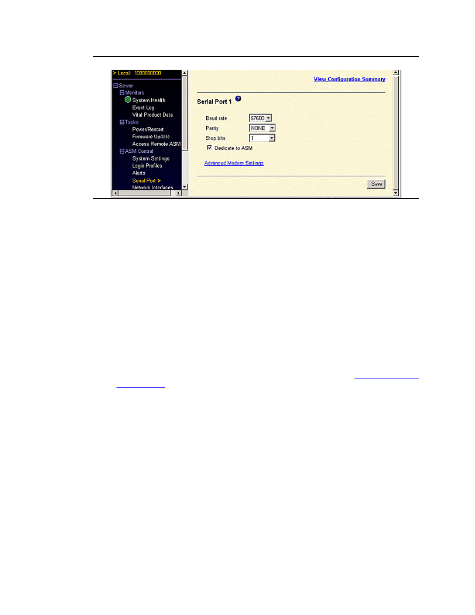 Assigning advanced modem settings | Avaya S8500 User Manual | Page 40 / 72