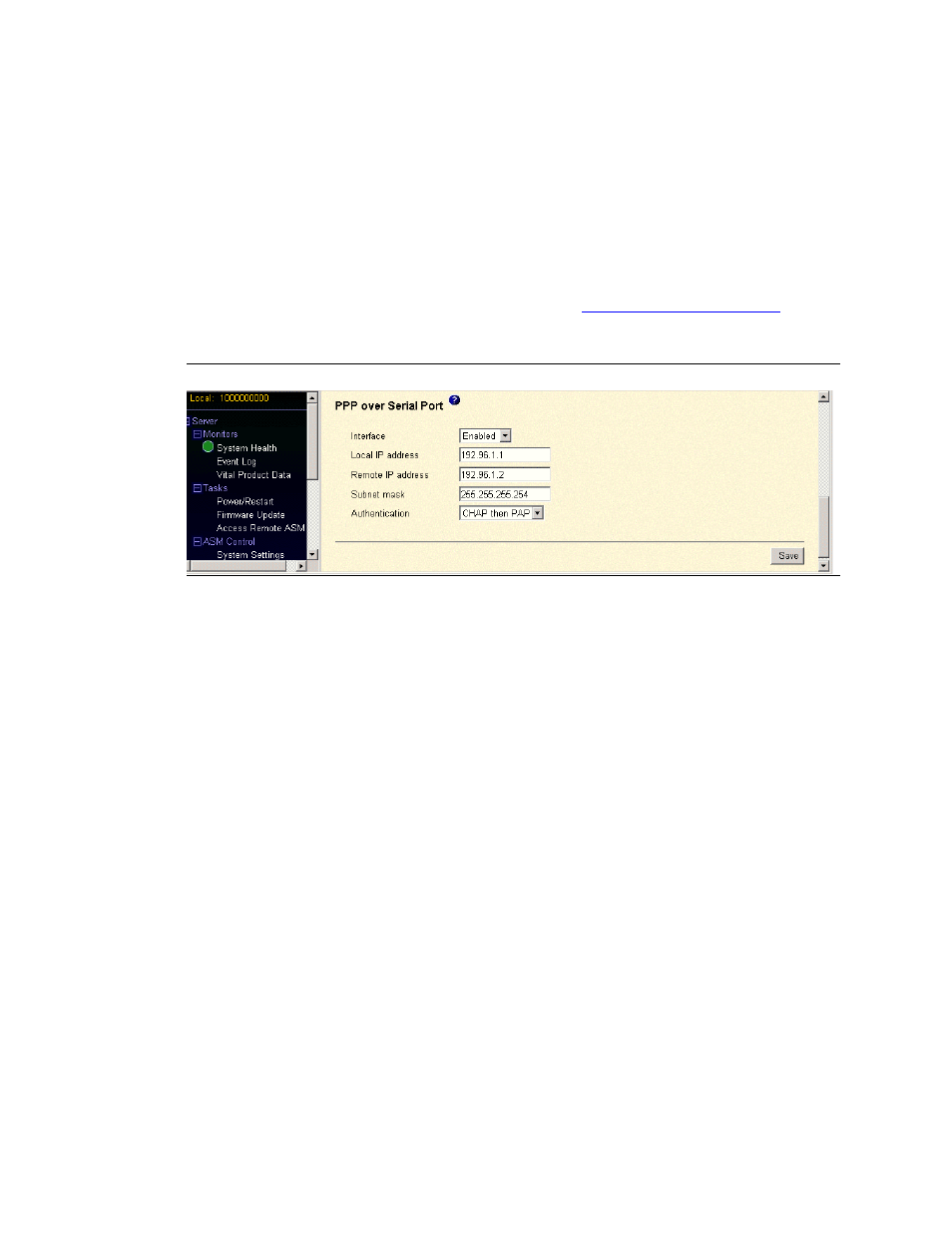 Configuring ppp access over a serial port | Avaya S8500 User Manual | Page 44 / 72