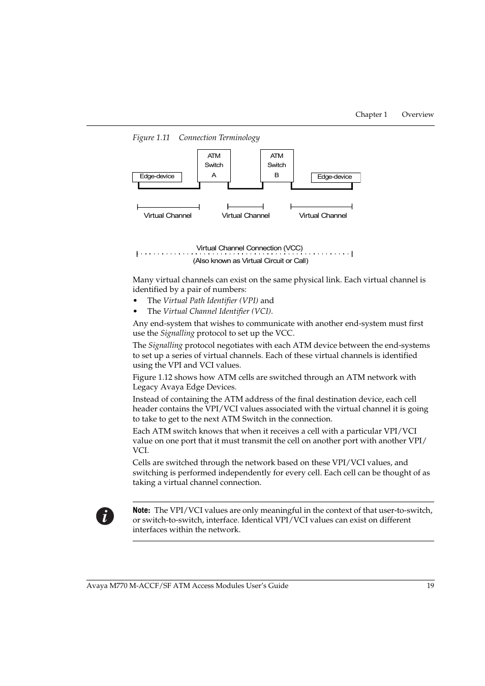 Figure 1.11 connection terminology | Avaya M-ACCF/SF User Manual | Page 35 / 114