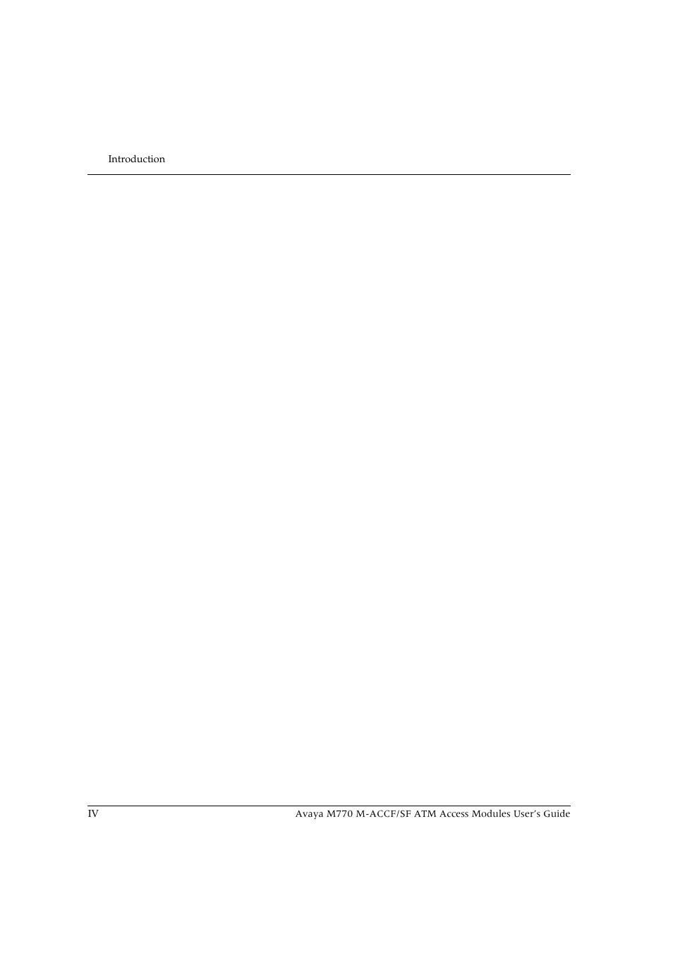 Avaya M-ACCF/SF User Manual | Page 6 / 114