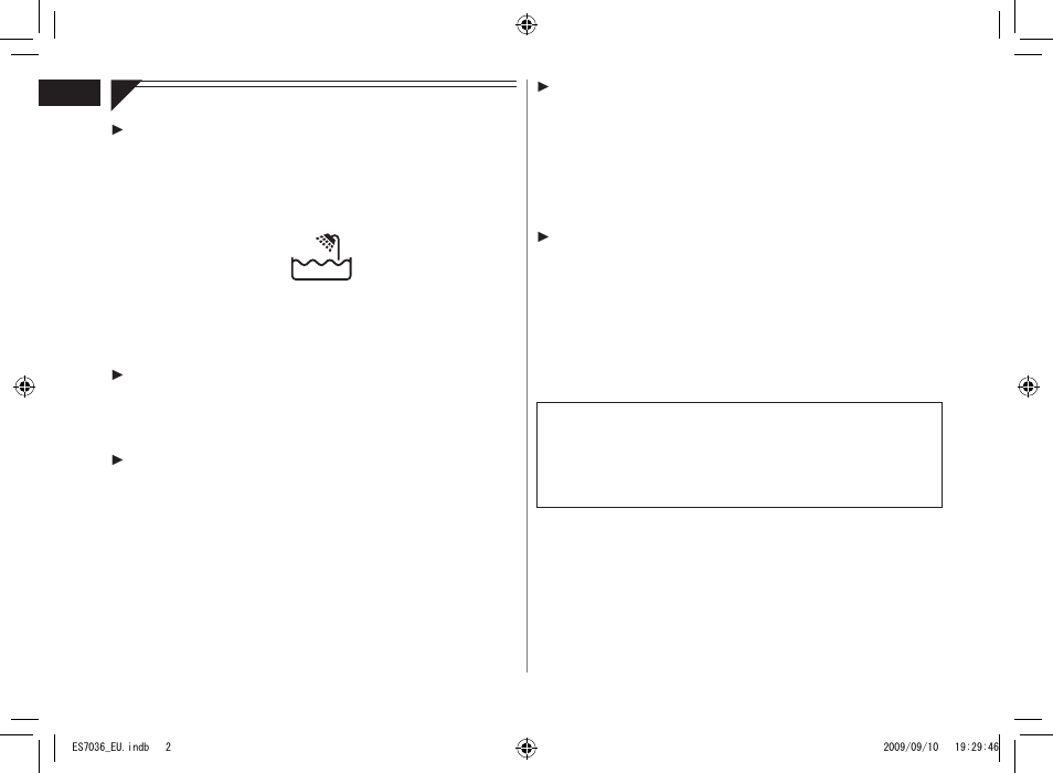 Panasonic ES7036 User Manual | Page 2 / 79