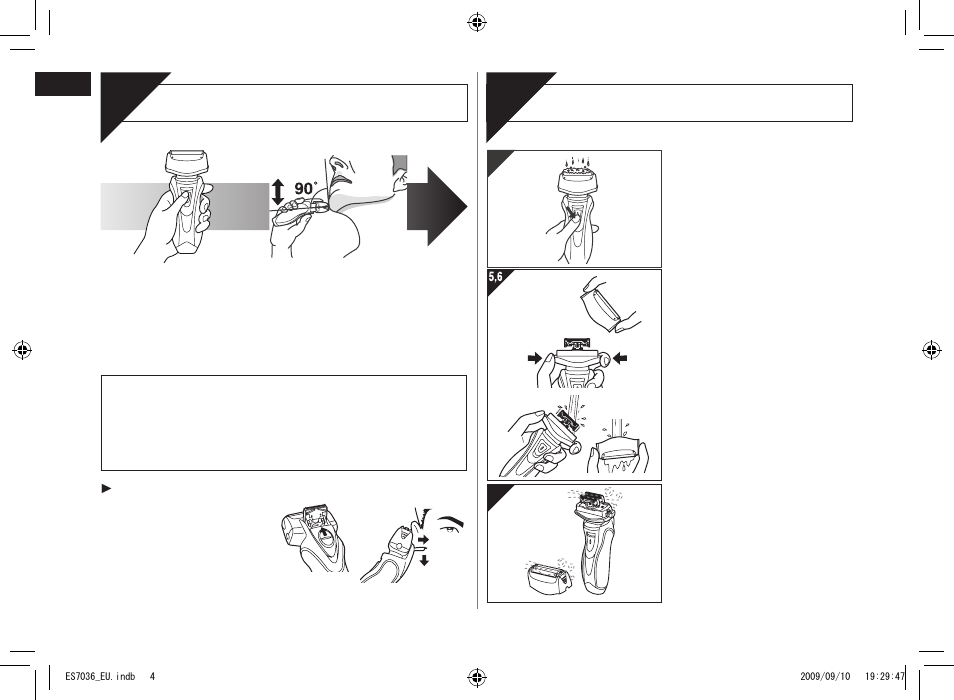 Panasonic ES7036 User Manual | Page 4 / 79