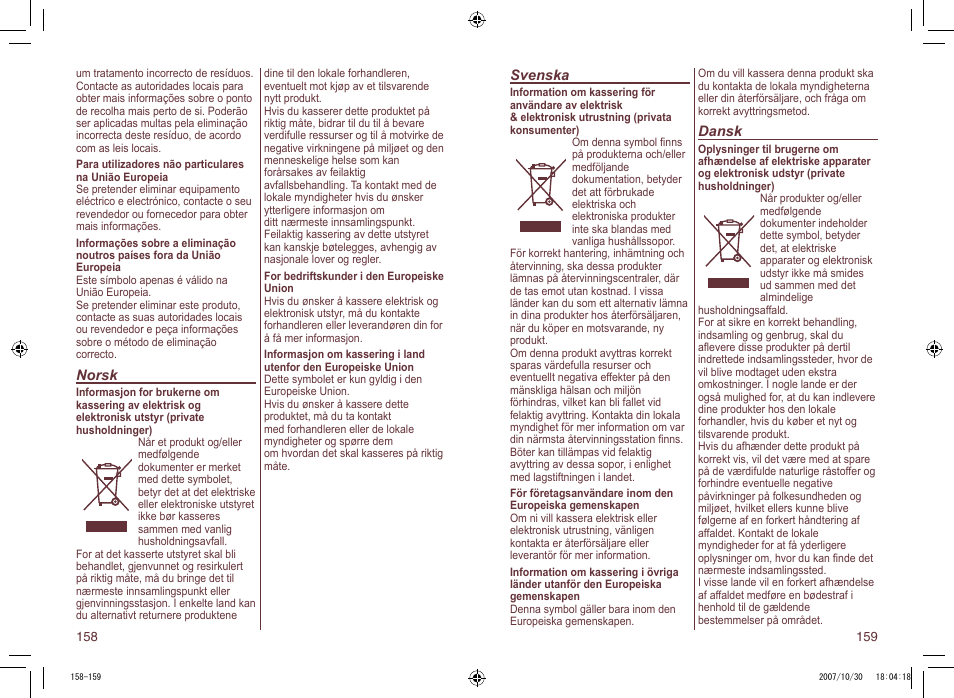 Panasonic ES2058 User Manual | Page 12 / 16