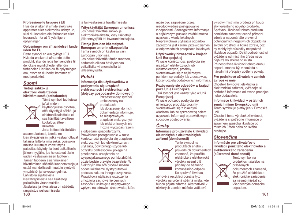 Panasonic ES2058 User Manual | Page 13 / 16