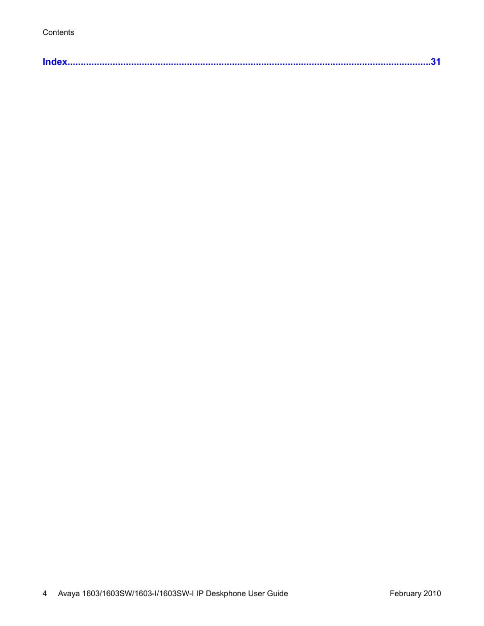 Avaya one-X 1603SW User Manual | Page 4 / 32