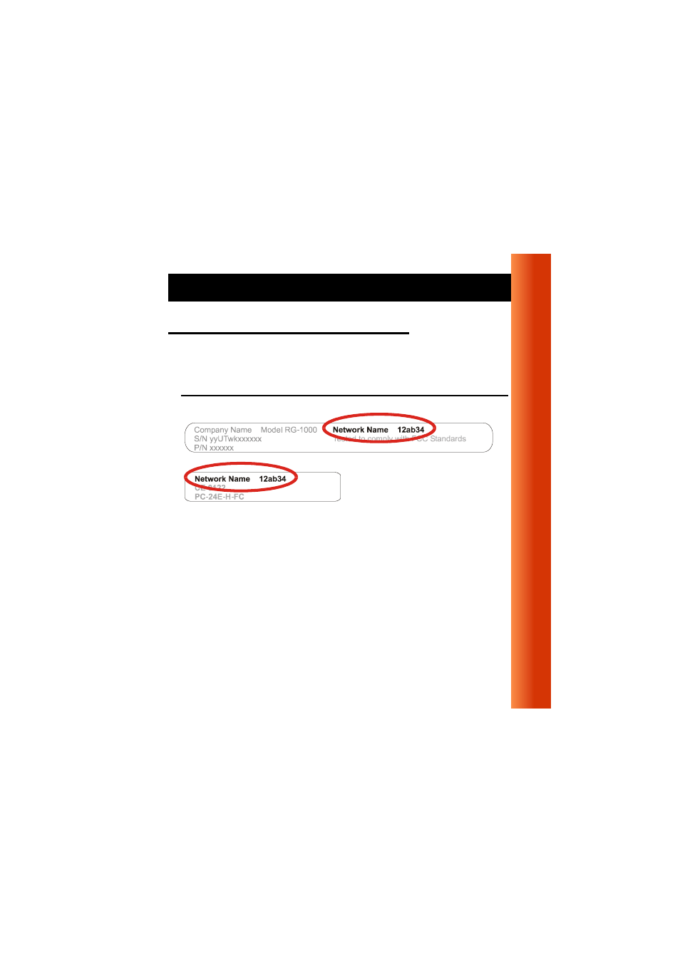 Network name | Avaya Residential Gateway-I User Manual | Page 21 / 42