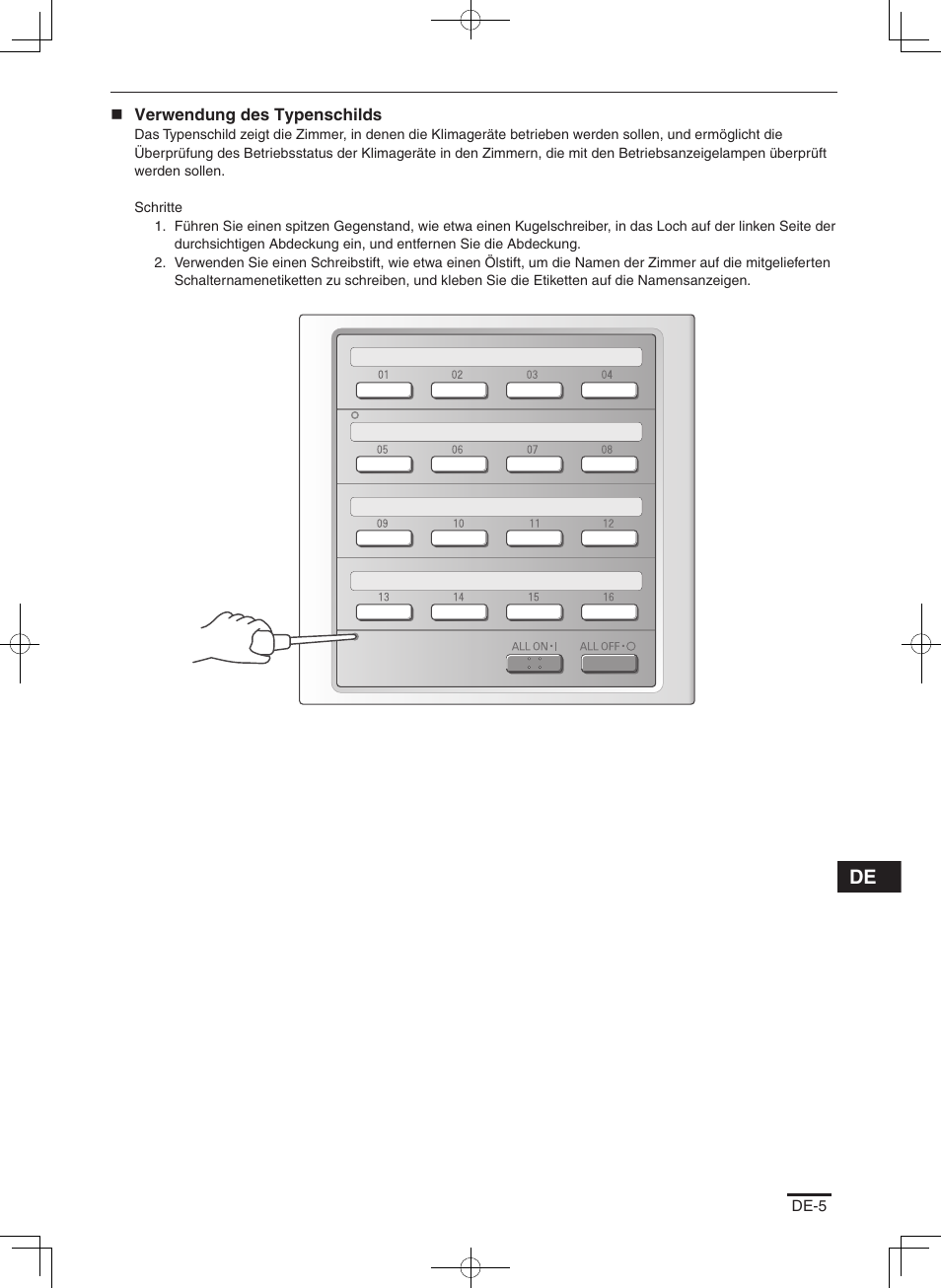 Verwendung des typenschilds | Panasonic CZANC2 User Manual | Page 13 / 38