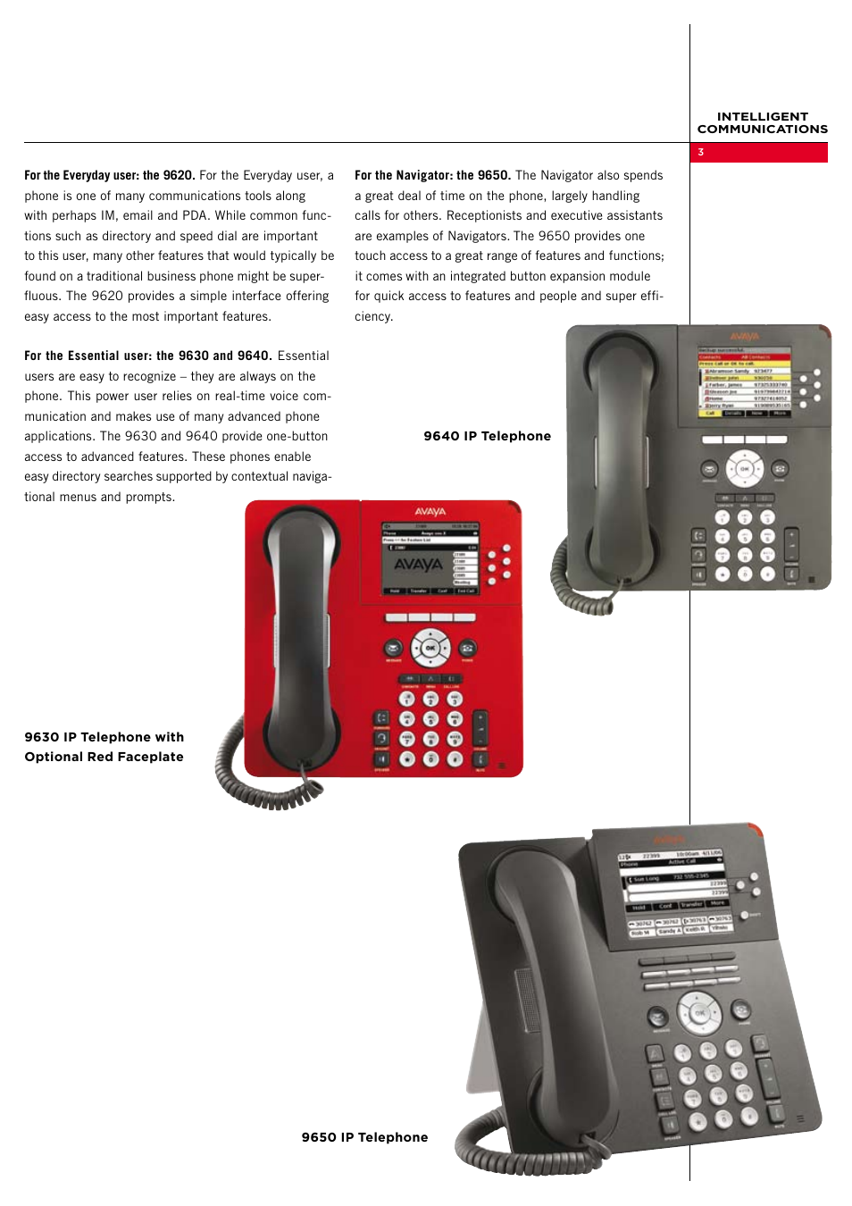 Avaya one-X 9600 Series User Manual | Page 3 / 4