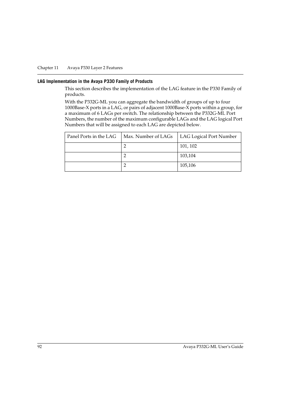 Avaya P332G-ML User Manual | Page 108 / 164