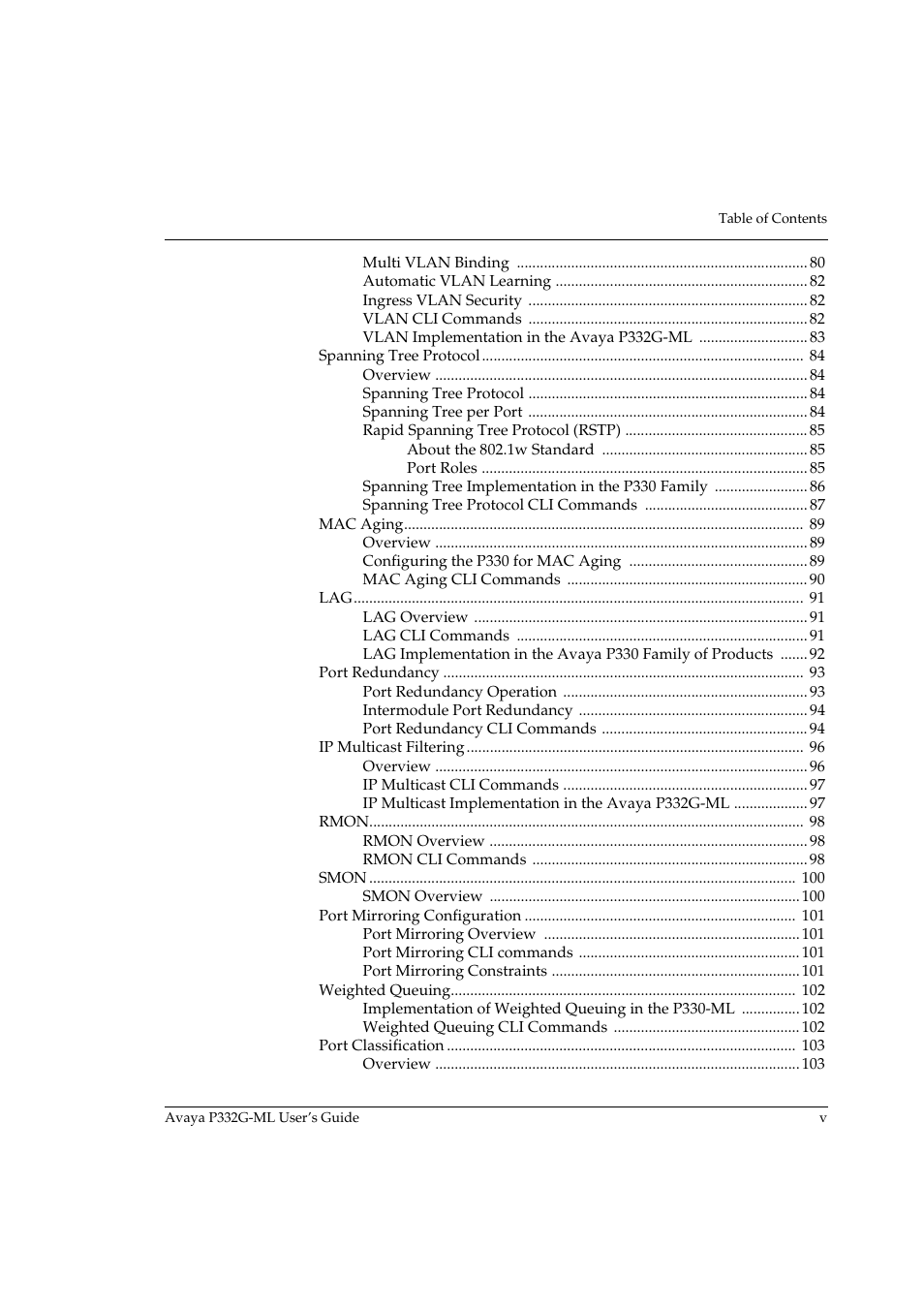 Avaya P332G-ML User Manual | Page 7 / 164
