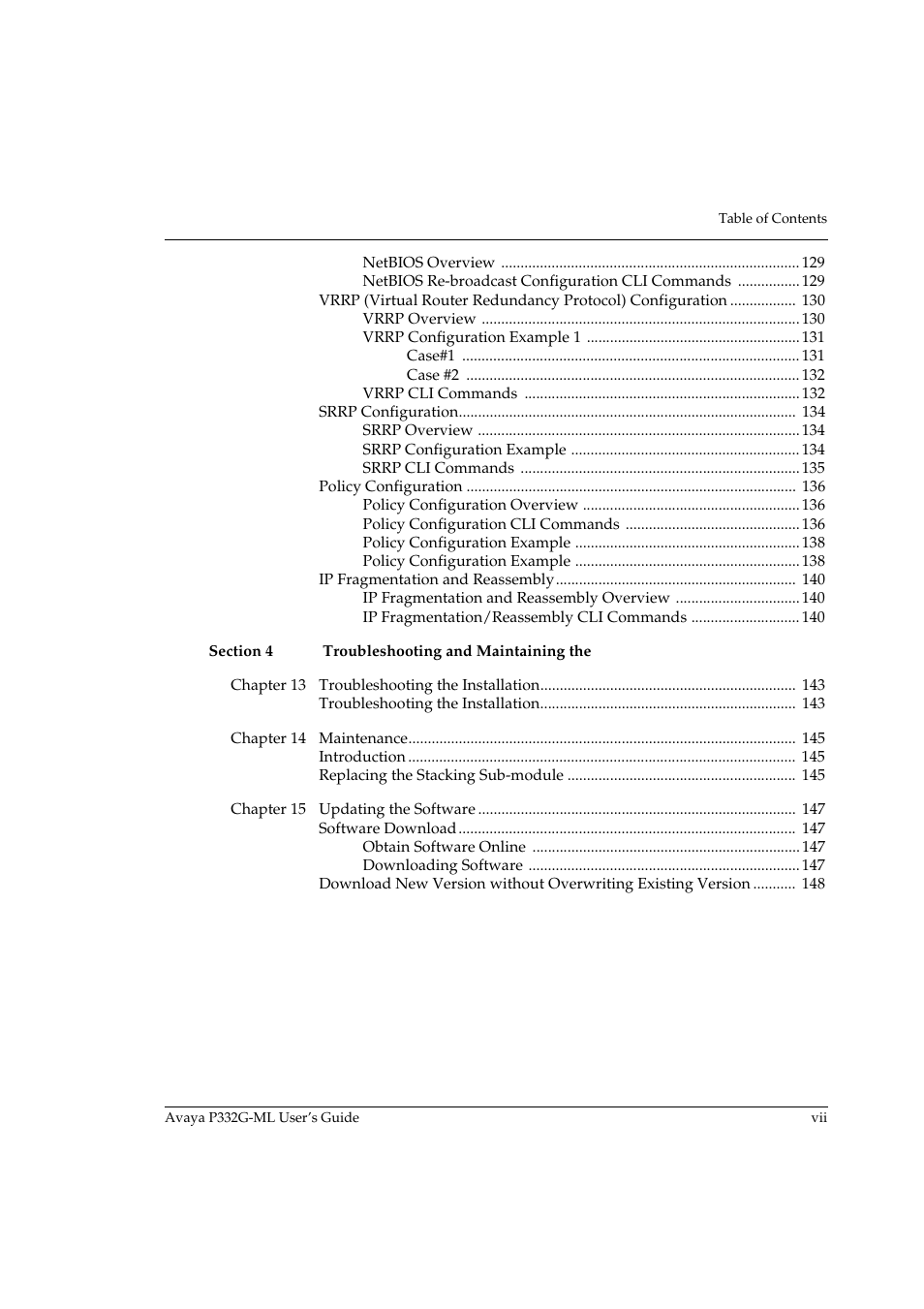 Avaya P332G-ML User Manual | Page 9 / 164