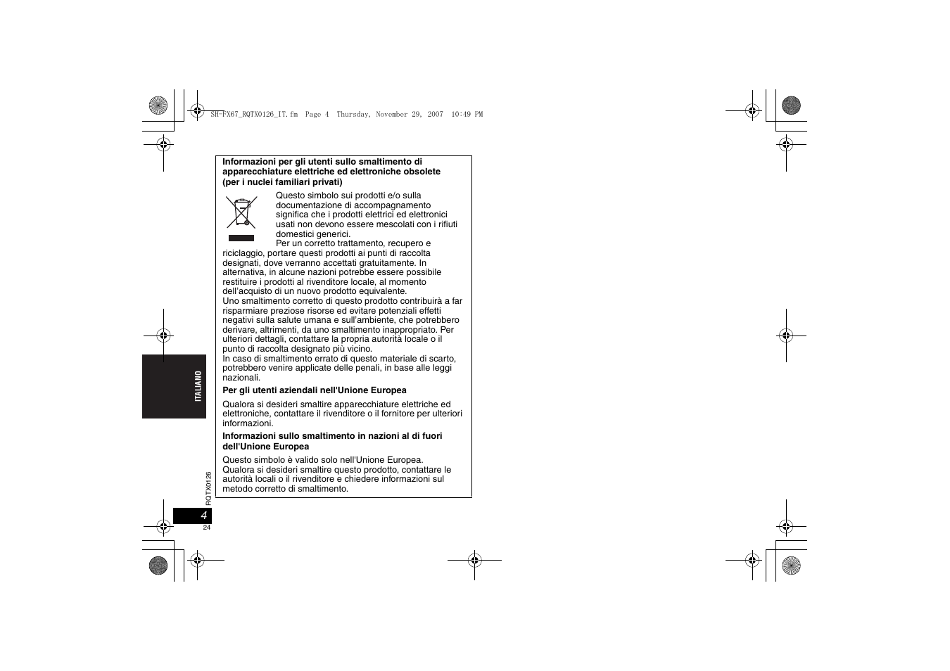 Panasonic SHFX67EK User Manual | Page 24 / 96