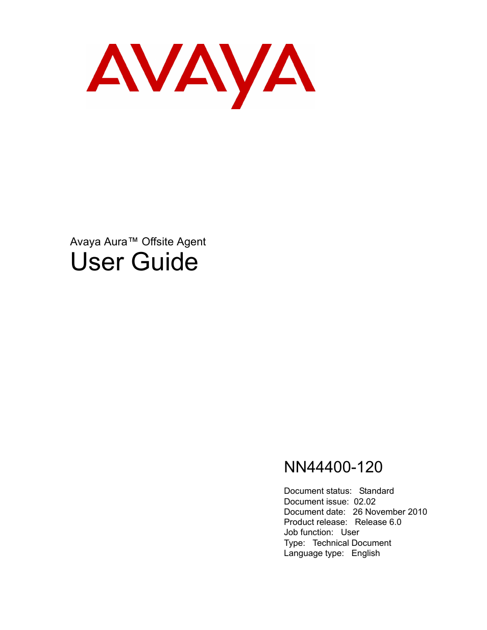 Avaya NN44400-120 User Manual | 48 pages