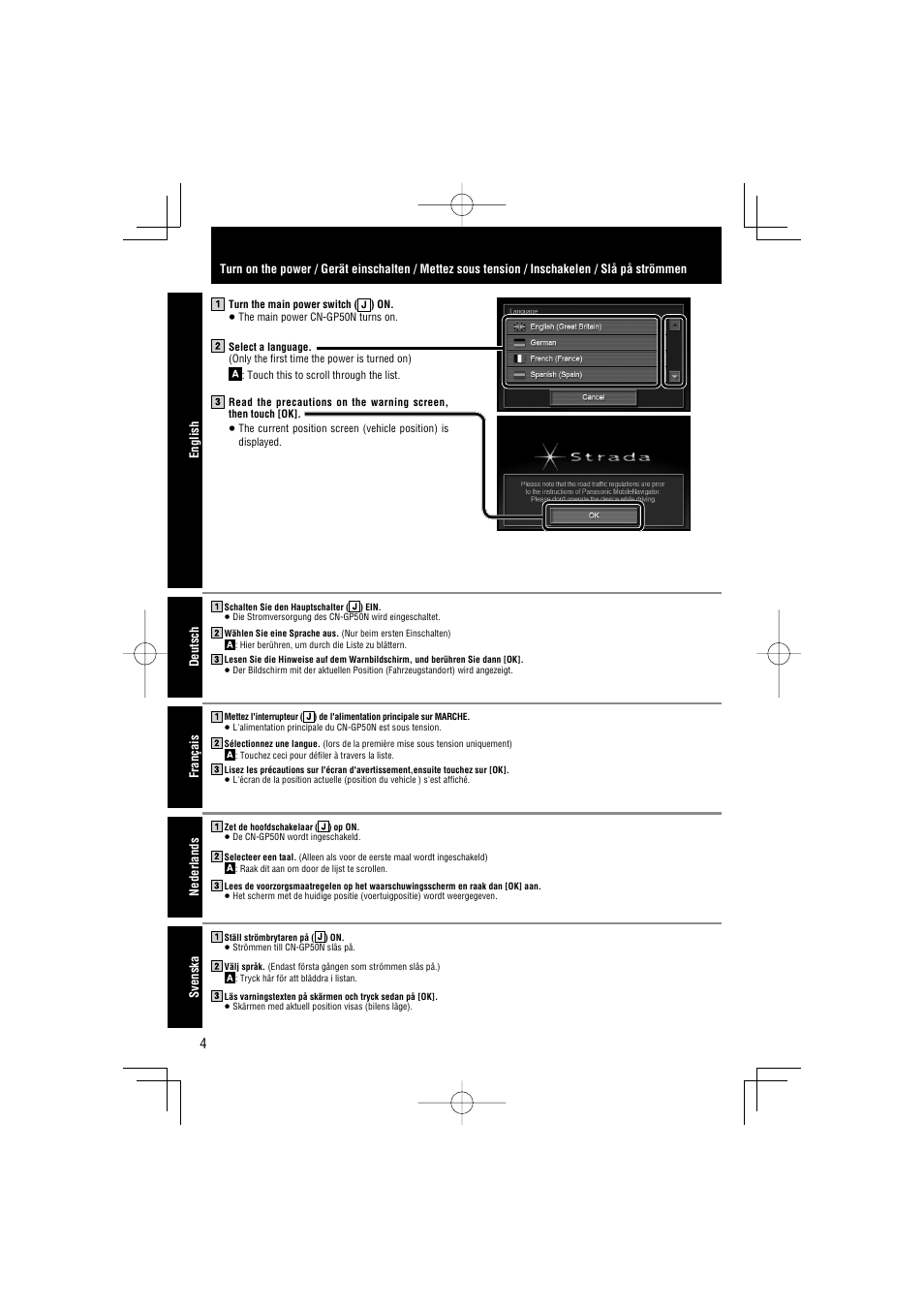 Panasonic CNGP50TC User Manual | Page 4 / 12