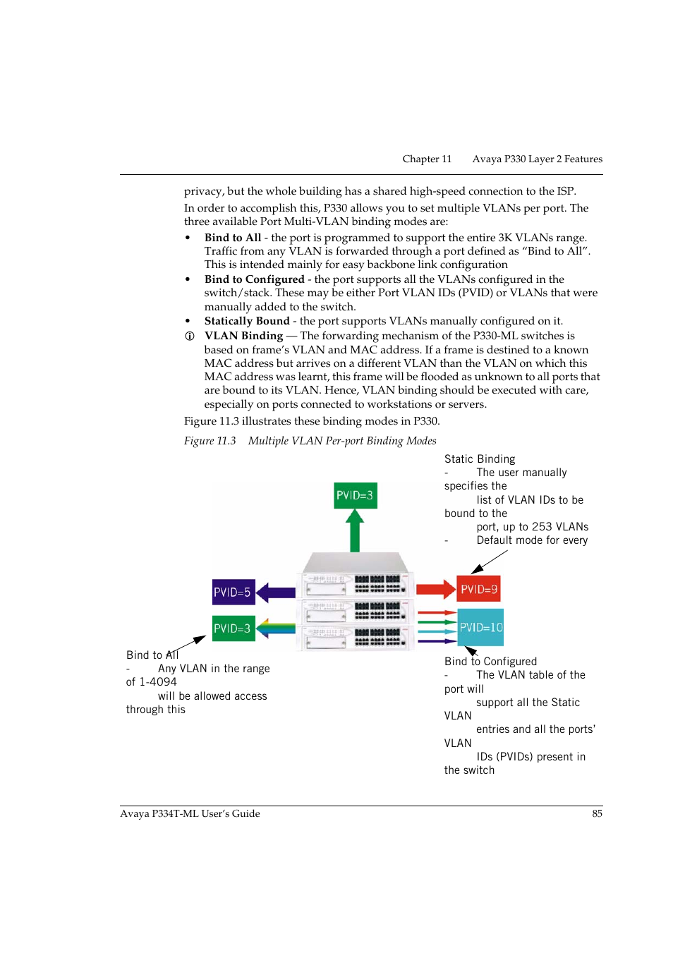 Avaya Stackable Switch P3343T-ML User Manual | Page 101 / 178