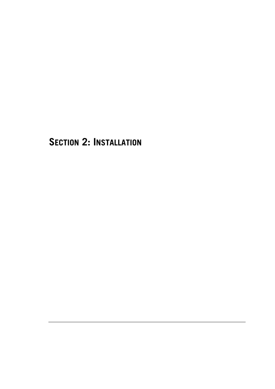 Section 2: installation, Section 2, Installation | Avaya Stackable Switch P3343T-ML User Manual | Page 31 / 178