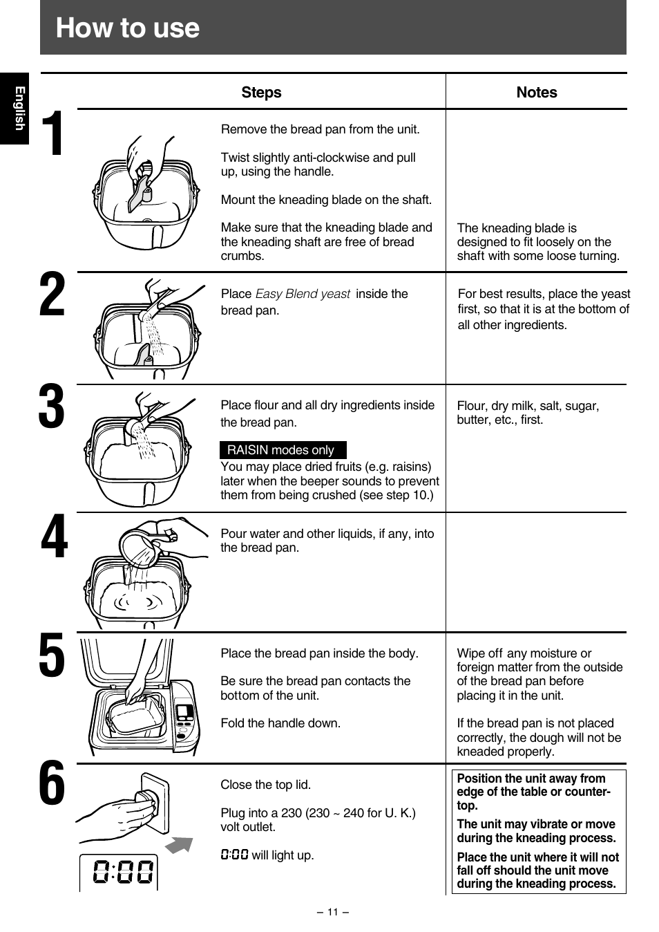 How to use | Panasonic SD207 User Manual | Page 12 / 64