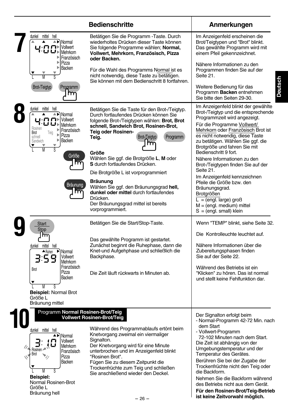 Panasonic SD207 User Manual | Page 27 / 64