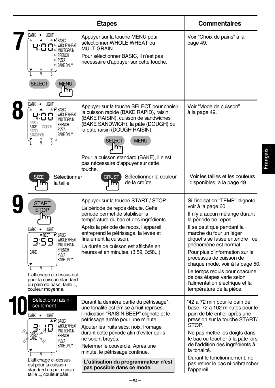 Panasonic SD207 User Manual | Page 55 / 64