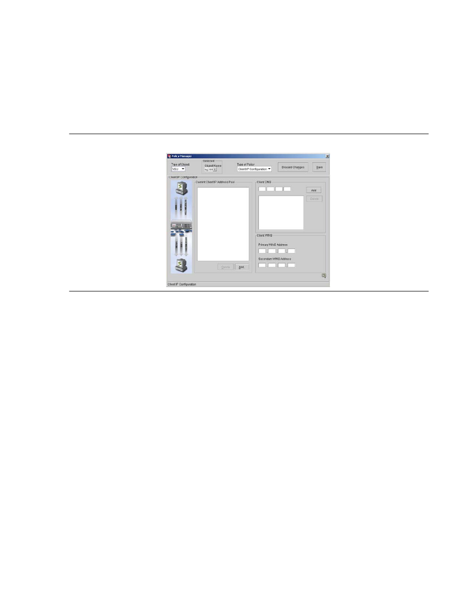 Add client ip address pool, Add client dns | Avaya 3.7 User Manual | Page 121 / 326