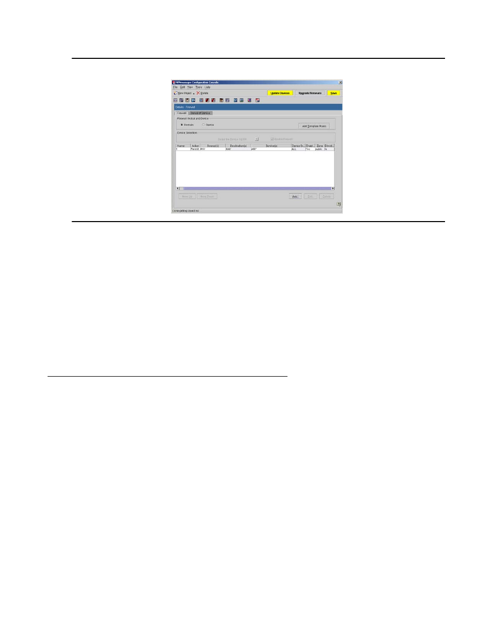 Firewall rules, Domain level firewall rules | Avaya 3.7 User Manual | Page 164 / 326