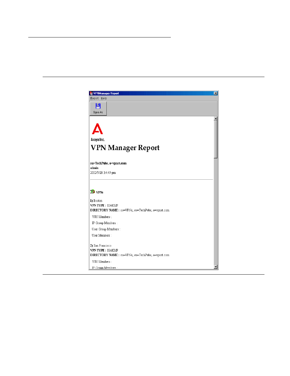Generating the report | Avaya 3.7 User Manual | Page 272 / 326