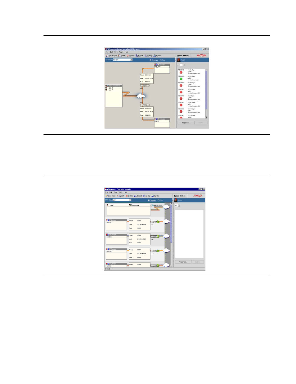 Tiled view, Tree view | Avaya 3.7 User Manual | Page 43 / 326
