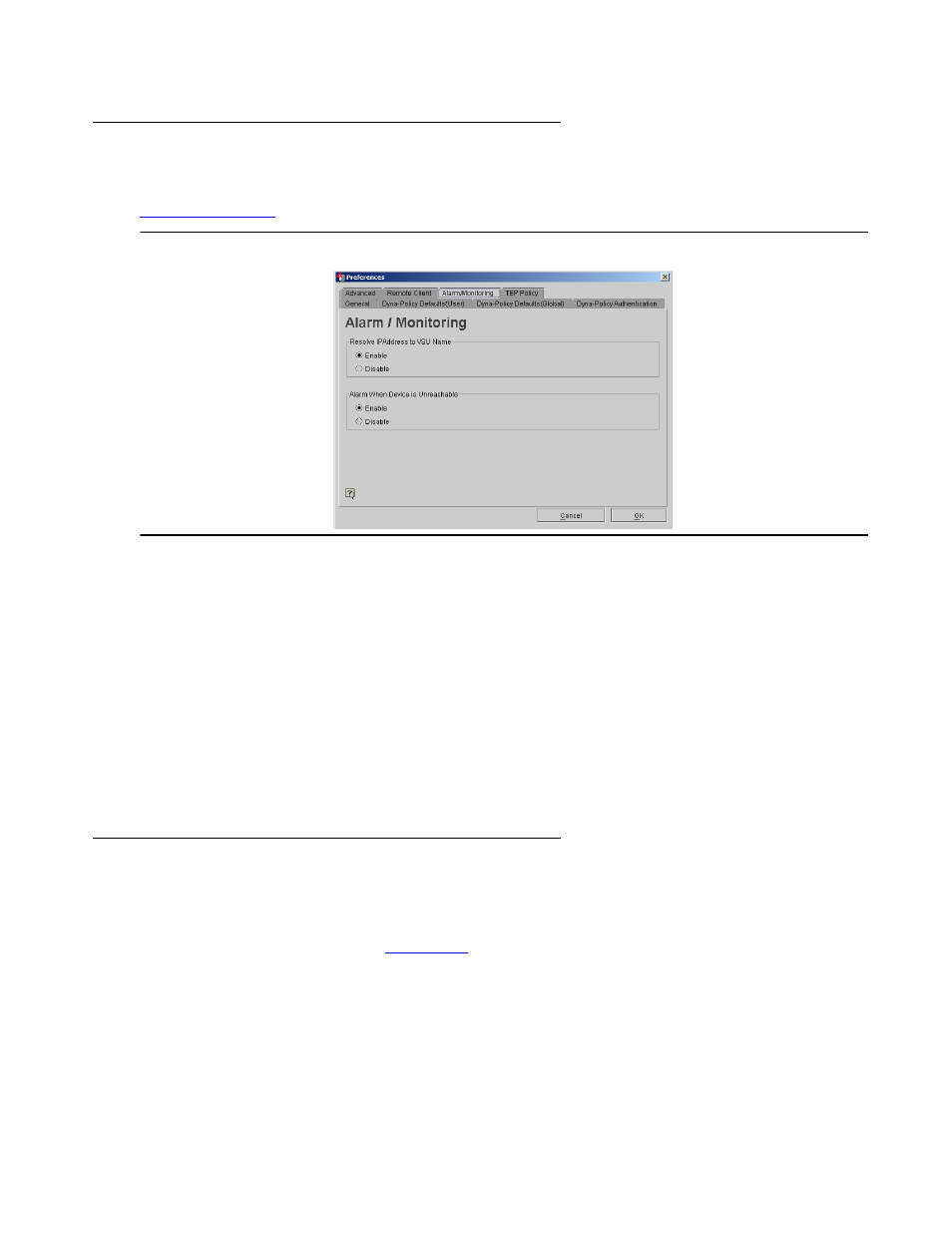 Alarm/monitoring, Tep policy | Avaya 3.7 User Manual | Page 52 / 326