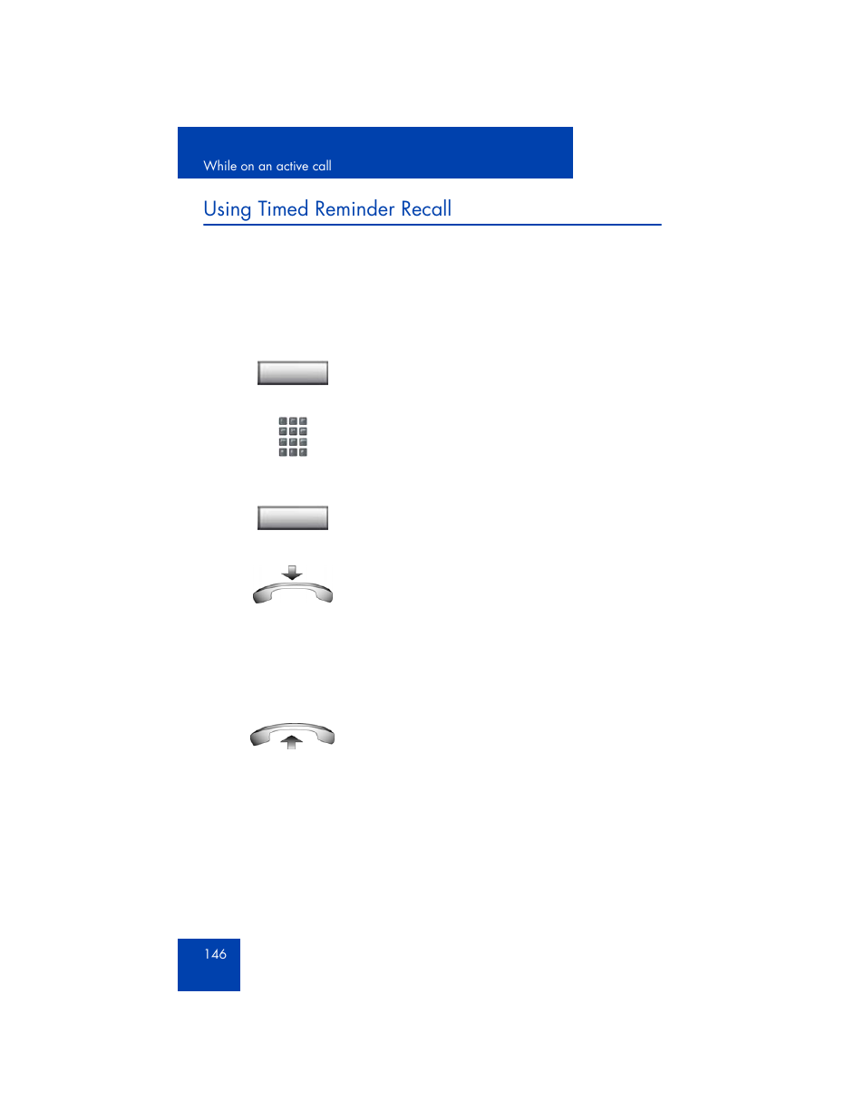 Using timed reminder recall | Avaya 1165E User Manual | Page 146 / 260