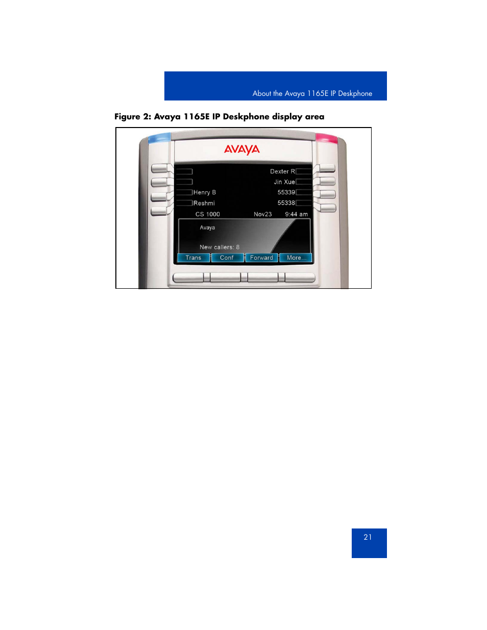 Avaya 1165E User Manual | Page 21 / 260
