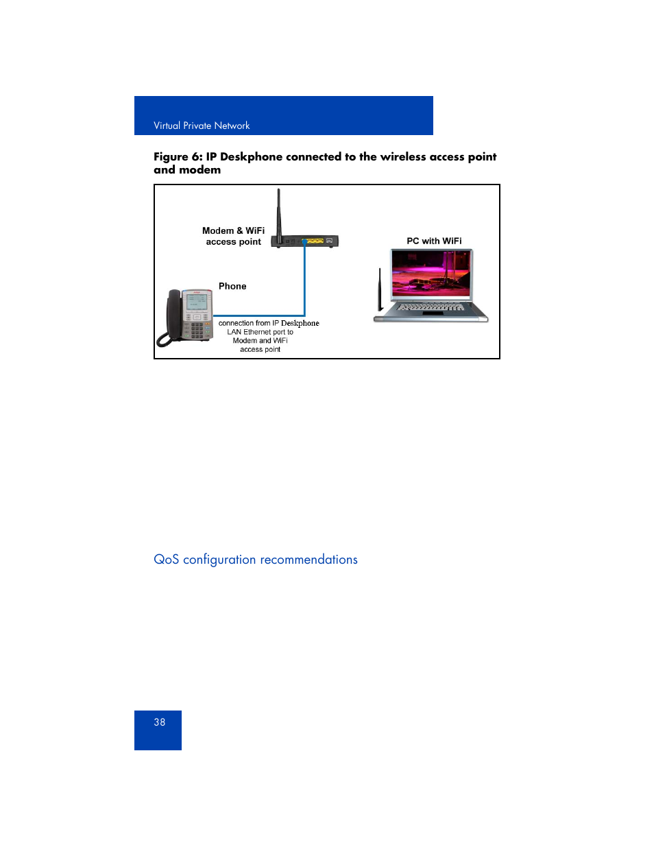 Qos configuration recommendations, Figure 6 on | Avaya 1165E User Manual | Page 38 / 260