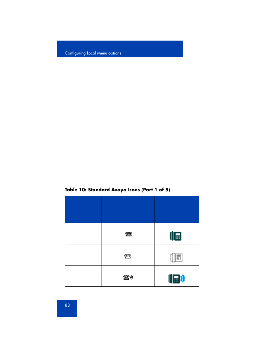 Avaya 1165E User Manual | Page 88 / 260